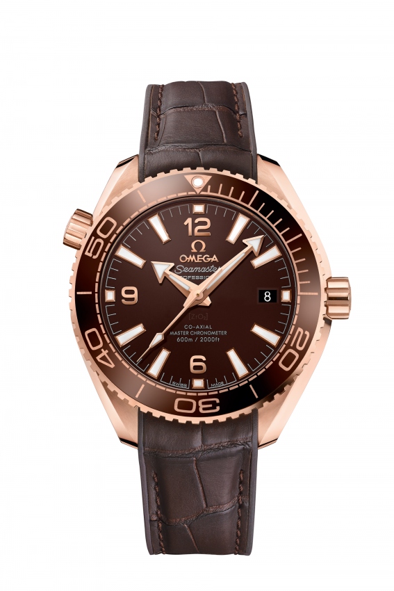 The Planet Ocean timepiece is water resistant to a depth of 600 meters.