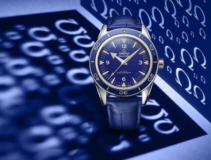 The unique Omega Seamaster watches are eye-catching with the bright dial.