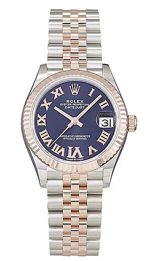 Hot-selling Rolex replica watches bring delicacy with Roman numerals and diamonds.